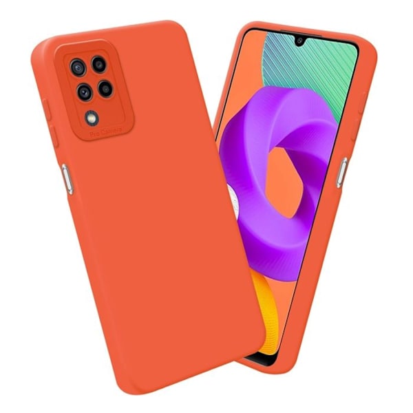 Fodral för Samsung Galaxy M22 / M32 4G i FLUID ORANGE Fodral Skal i flexibelt TPU silikonskydd Gul
