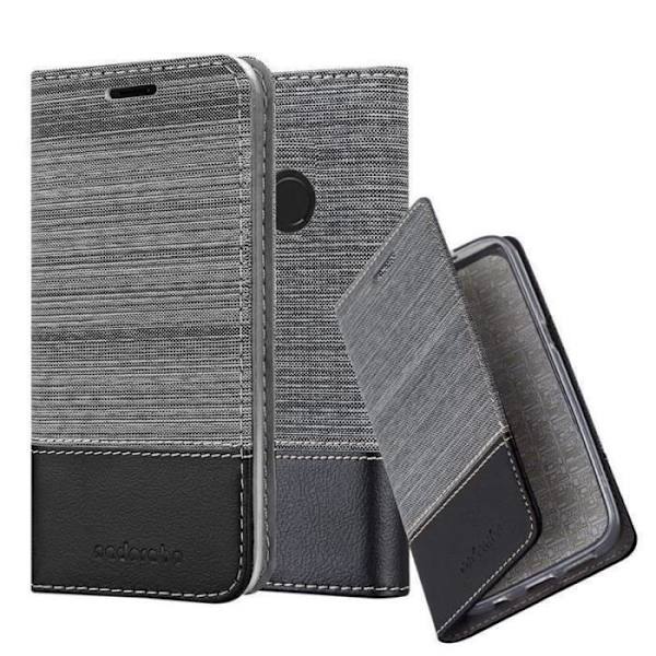Plånboksfodral - CADORABO - Xiaomi Mi A2 LITE / RedMi 6 PRO - Läderimitation - Svart - Integrerat stativ Svart