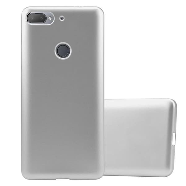 Skyddsfodral för HTC Desire 12 PLUS Skyddsfodral i MATTSILVER Metallic Design Grå