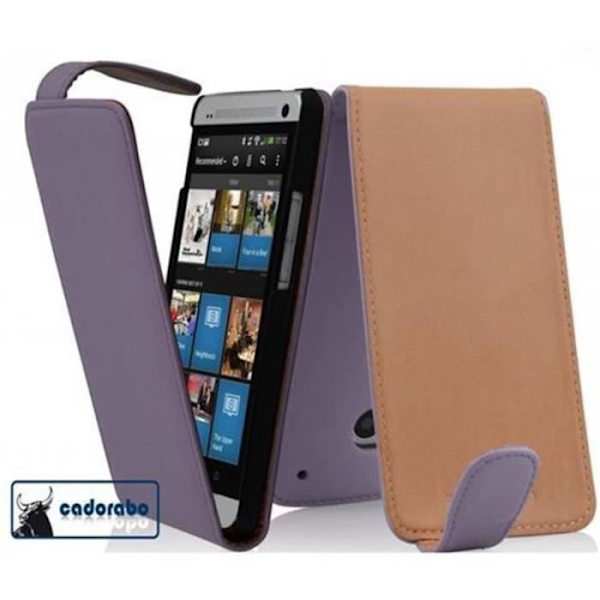 Cadorabo Fodral till HTC ONE MINI M4 i Lila - Flip