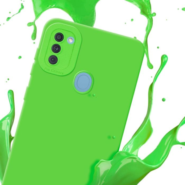 Fodral för Samsung Galaxy A11 / M11 i FLUID GREEN Fodralskydd i flexibelt TPU silikonskydd Grön