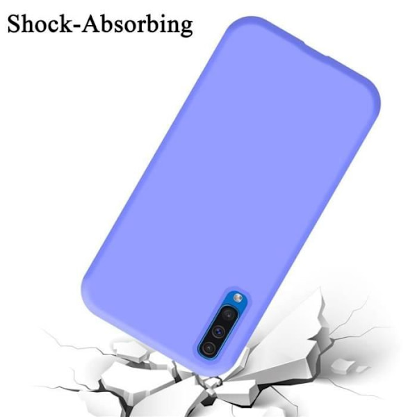Cadorabo skal för Samsung Galaxy A50/A50S/A30S - i lila - Flexibelt TPU-silikon