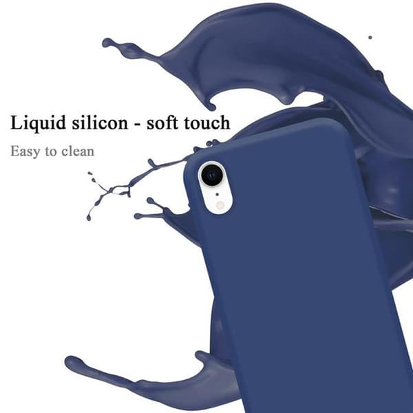 Skal för iPhone XR Stötabsorberande i LIQUID BLUE Blå