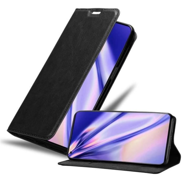 Fodral till Oppo FIND X2 i NIGHT BLACK Cadorabo Cover Protection magnetisk stängning