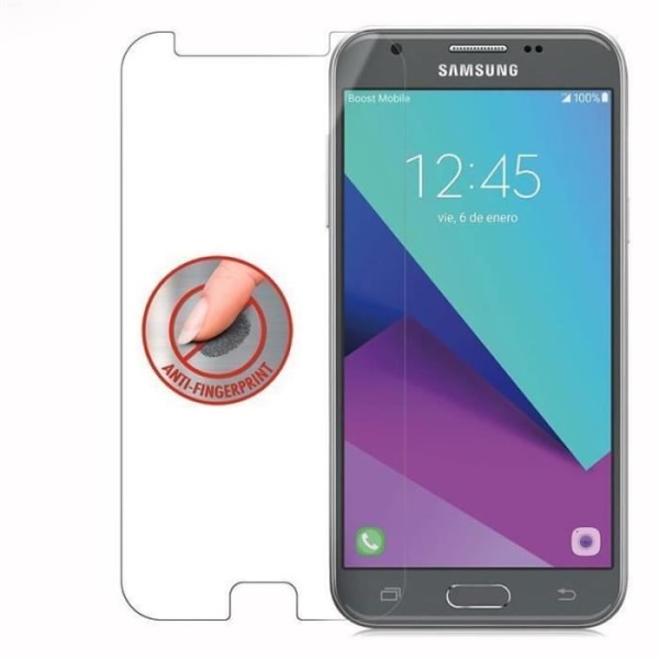 Cadorabo – Skärmskydd i härdat glas för > Samsung Galaxy J3 2017 (7) < Skärmskydd i härdat glas Transparent