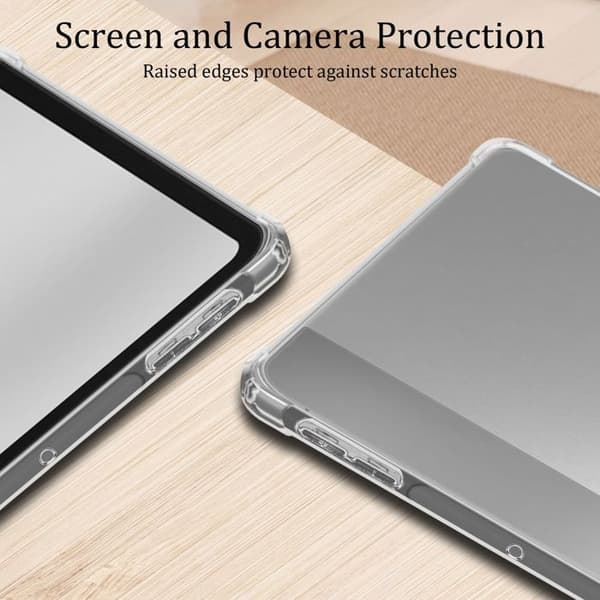 Transparent stötsäker silikonfodral för OnePlus Pad Go Vit