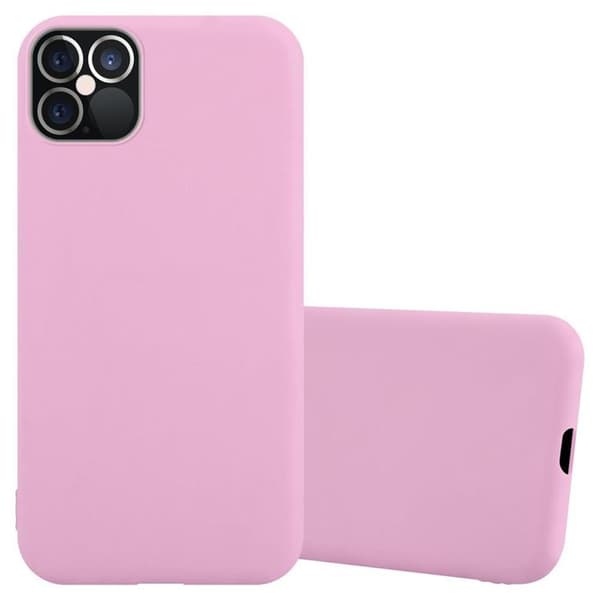 Skal för iPhone 12 / 12 PRO CANDY ROSE VIF Stötsäker Silikon Ros