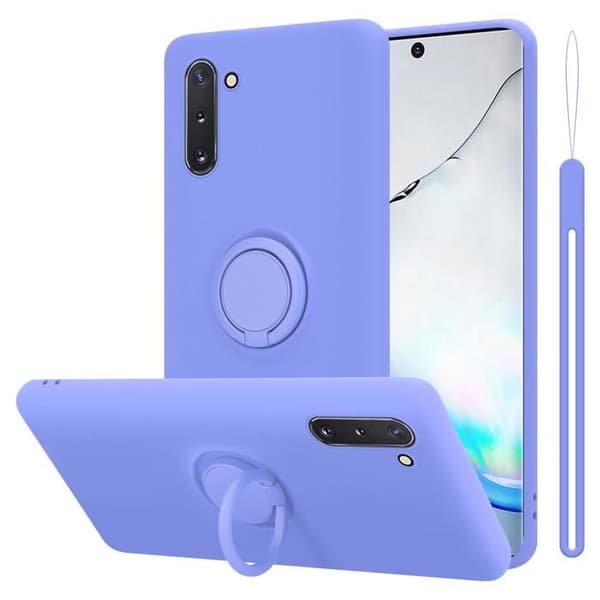 Skyddsfodral för Samsung Galaxy NOTE 10 i LIQUID LIGHT PURPLE Stötskydd Violett