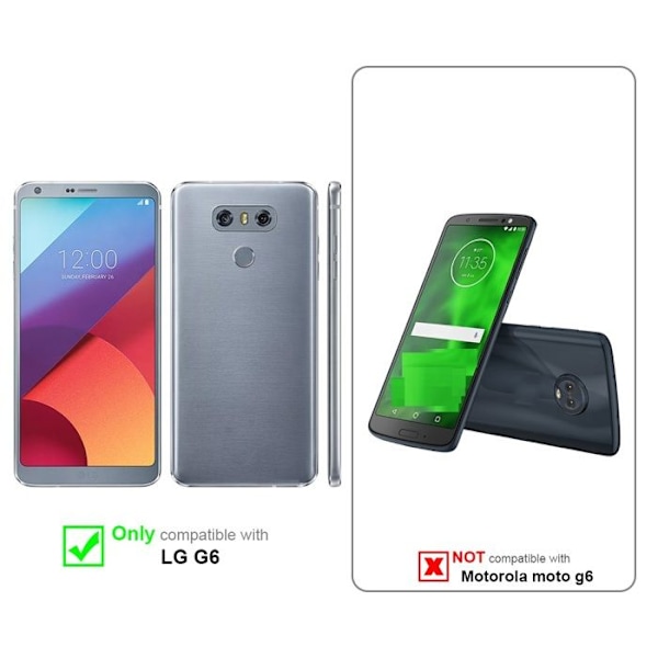 Coque för LG G6 Housse i METALLISK RÖD Etui Case Cover Skydd Silikon TPU Cover matt Röd