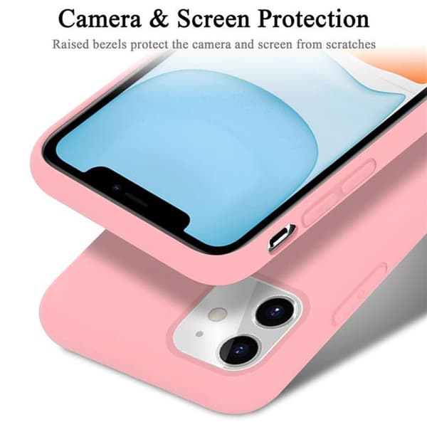 Skal för iPhone 11 Stötabsorberande i LIQUID PINK Ros
