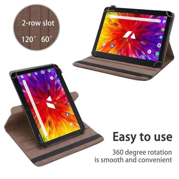 Fodral för Acepad A121 (10.1 tum) Etui i BRUN Skydd 360 grader brun