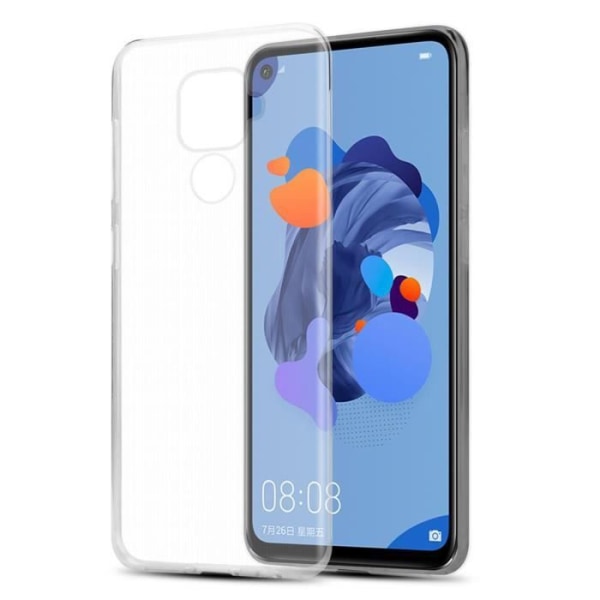 Fodral för Huawei MATE 30 LITE i HELT TRANSPARENT Cadorabo Cover Protection Silikon TPU Fodral