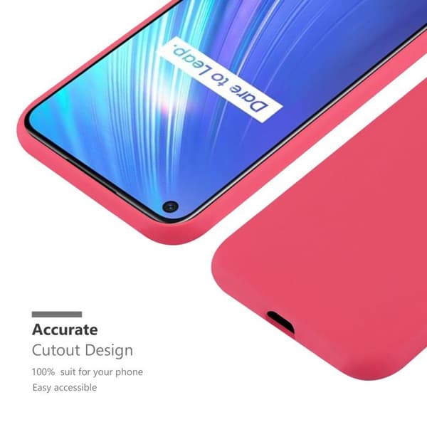 Skyddsfodral för Realme Narzo 4G CANDY RÖD Stötsäker Silikon Röd