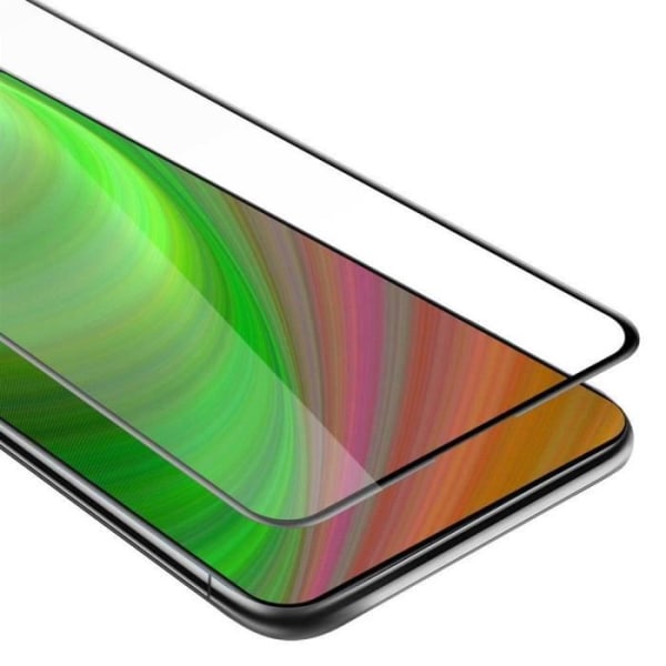 Skärmskydd - CADORABO - Vivo V15 - Härdat glas - Full täckning - Reptålig TRANSPARENT, SVART