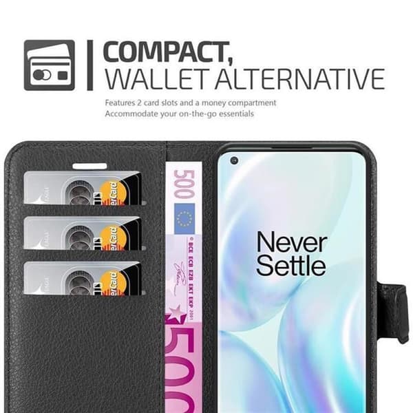 Etui för OnePlus 8 PRO i JET BLACK Svart