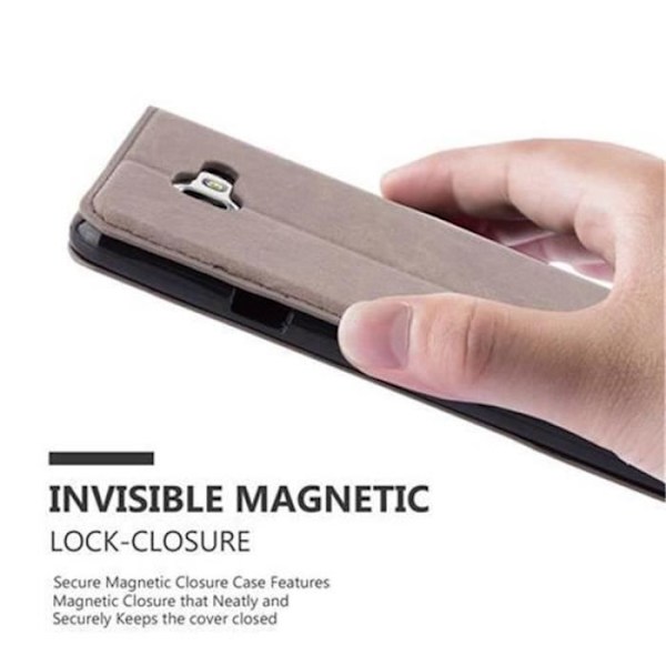 Samsung Galaxy A7 2016 (6) Fodral i KAFFEBRUNT från Cadorabo (INVISIBLE MAGNETIC CLOSURE Design) Fodral med fullständigt skydd