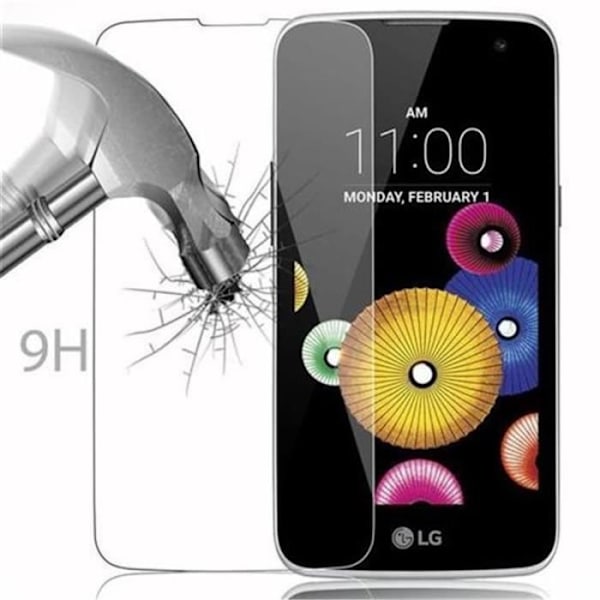 Cadorabo – Skärmskydd i härdat glas till > LG K4 (2016 års modell) <Skärmskydd i härdat glas