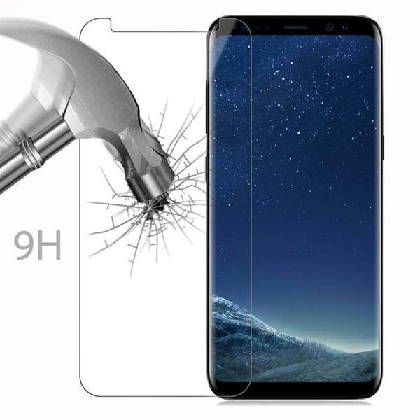 Härdat skärmskydd för Samsung Galaxy S8 Vit