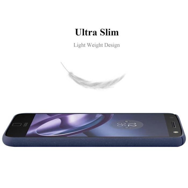 Coque - CADORABO - Motorola MOTO Z - Stötskydd - Frostad Design - Färg Frosty Blå Frostig blå
