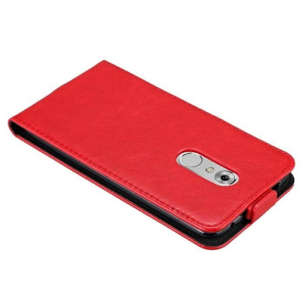 Cadorabo Fodral för ZTE Axon 7 Röd Fodral ZTE Axon 7 Fodral ZTE Axon 7 Plånbok