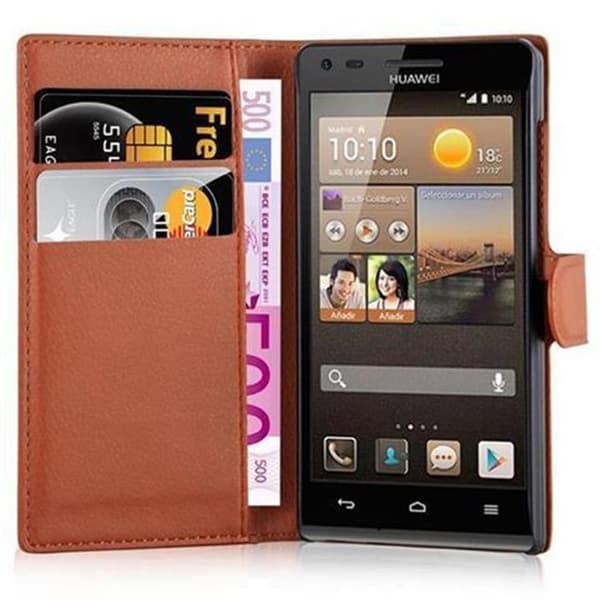 Fodral för Huawei ASCEND G6 i NÖTBRUN brun