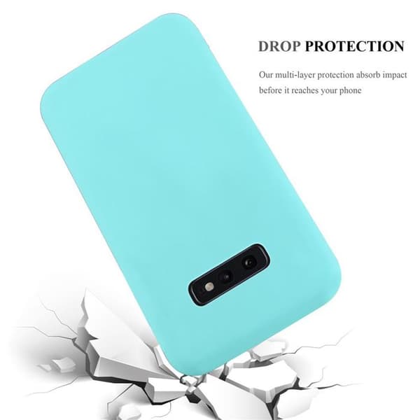 Skyddsfodral för Samsung Galaxy S10e CANDY BLÅ Stötabsorberande Silikon Blå