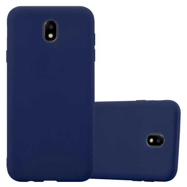 Skyddsfodral för Samsung Galaxy J5 2017 US Version MÖRKBLOMMA Antichock Silikon Blå