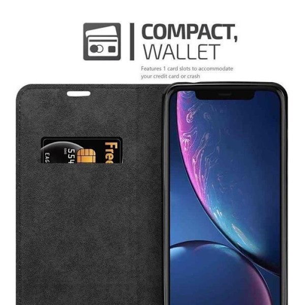 Coque - CADORABO - Apple iPhone 11 PRO - Syntetiskt läder - Magnetstängning - Ställfunktion kastanj