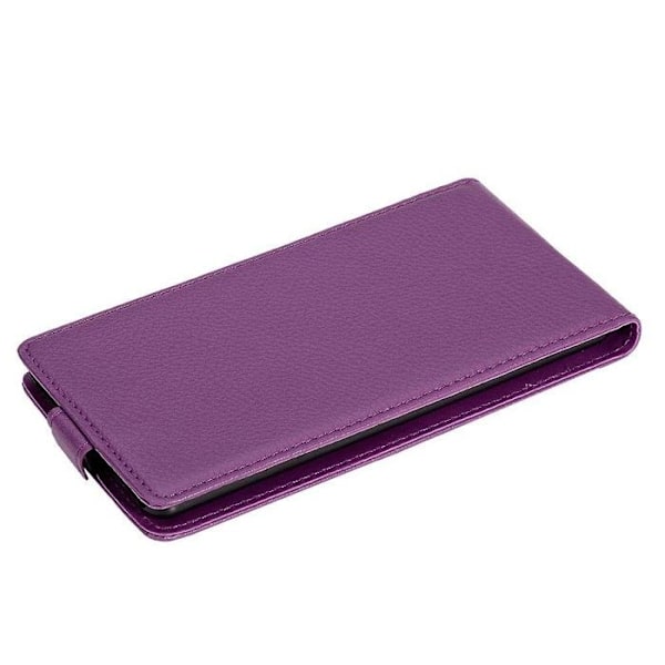 Coque för Sony Xperia XZ2 Etui i ORKIDÉER VIOLET Hölster Skydd Flip konstläder Plånbok Lila