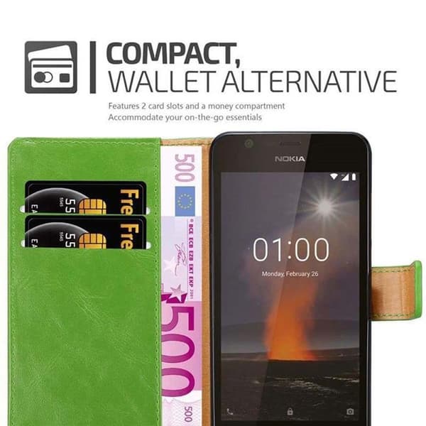 Skyddsfodral för Nokia 1 2018 i GRÖN PRÈ Skydd Grön
