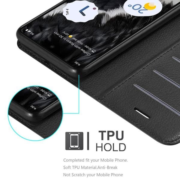 Etui för Google PIXEL 7 i JET BLACK Svart