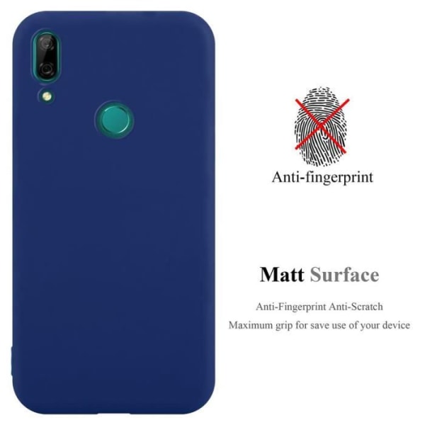 Fodral till Huawei P SMART Z / Y9 PRIME 2019 / Njut av 10 PLUS i CANDY DARK BLUE Cadorabo Cover Protection Silikon TPU-fodral