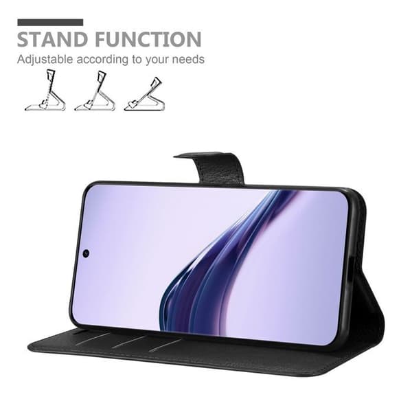 Etui för Realme 13 PRO 5G i JET BLACK Svart