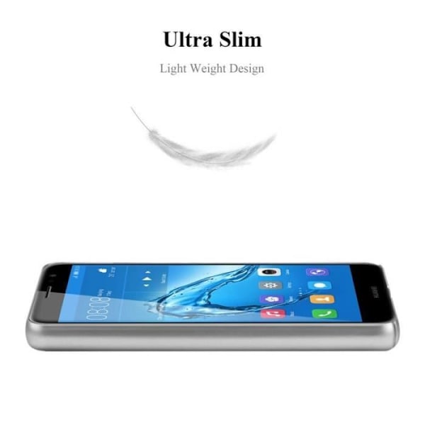 Coque - CADORABO - Huawei NOVA PLUS - Hårdt Beskyttelse - Mat Metallisk Design - 1,2 mm Tykkelse Grå