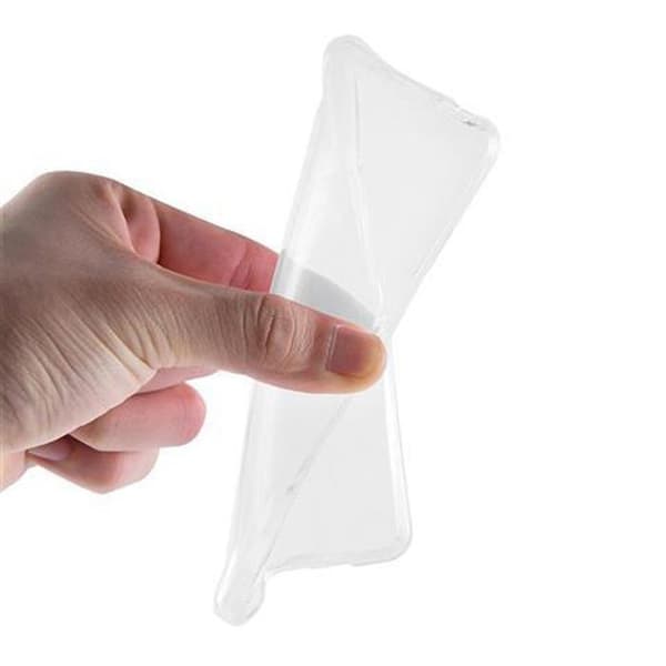 Transparent stötsäker silikonfodral för Xiaomi RedMi 3 Vit