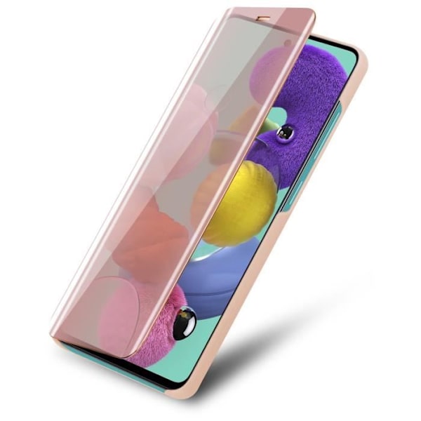 Coque - CADORABO - Samsung Galaxy A51 4G / M40s - KUNZIT ROSE - Clear View - Skydd 360° Rosa