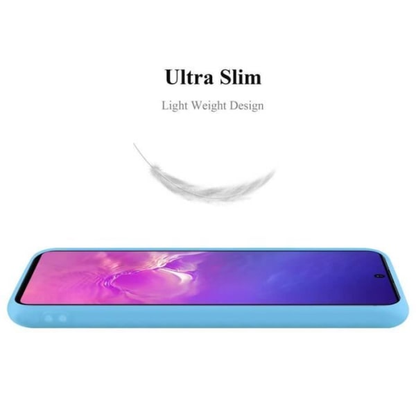 Coque - CADORABO - Samsung Galaxy A91 / S10 LITE / M80s - Silikon TPU - Candy Blå - Stötteknik Candy Blue