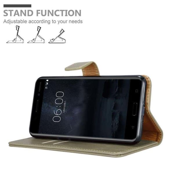 Skyddsfodral för Nokia 8 2017 i MARRONE CAPPUCINO brun