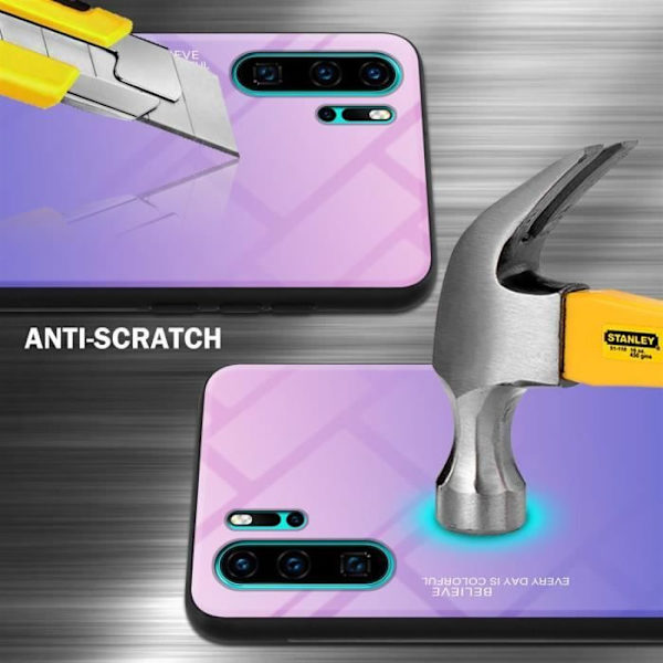 Fodral till Huawei P30 PRO Skal i ROSA - BLÅT Fodral Skyddsskydd i två färger TPU ROSA, BLÅ