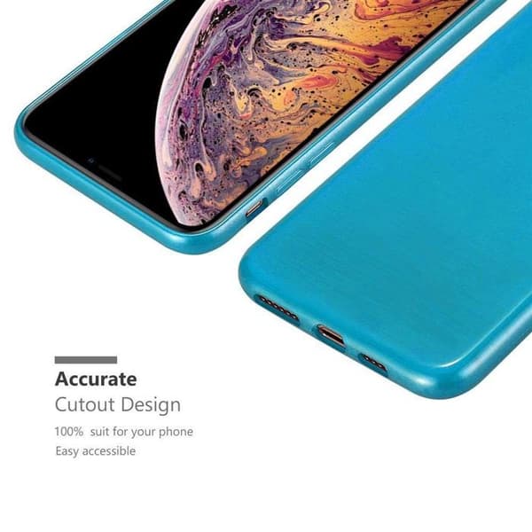 iPhone XS MAX TURKOS Skal Stötabsorberande Skydd Blå