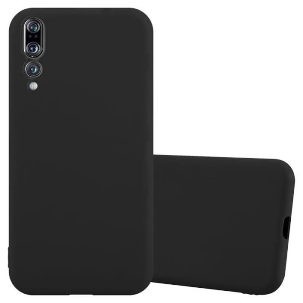 Fodral för Huawei P20 PRO / P20 PLUS i CANDY BLACK Cadorabo Cover Protection Silikon TPU-fodral