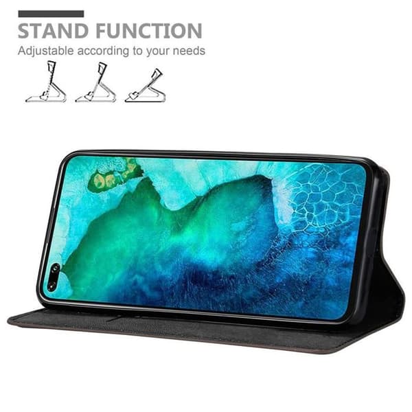 Fodral för Honor View 30 PRO i MÖRKBROWN brun