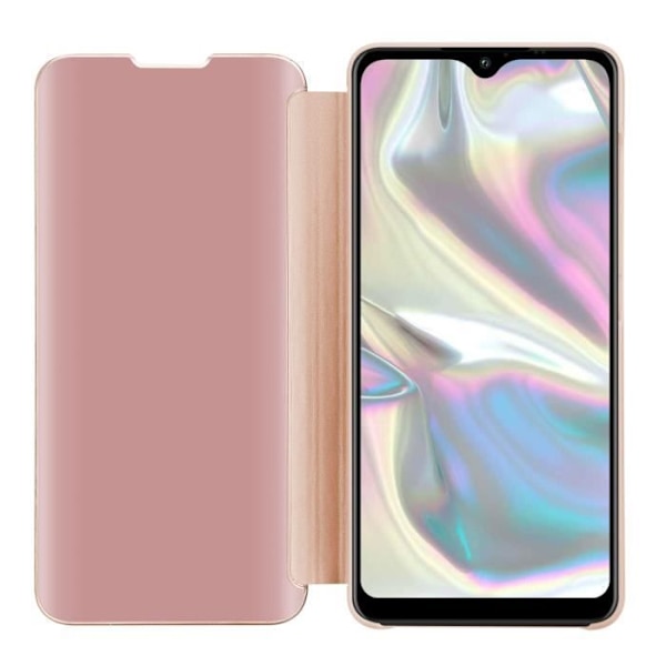 Cadorabo Fodral för Samsung Galaxy A70e i KUNZIT ROSE Clear View Mirror Cover 360 graders skydd KUNZIT ROSE