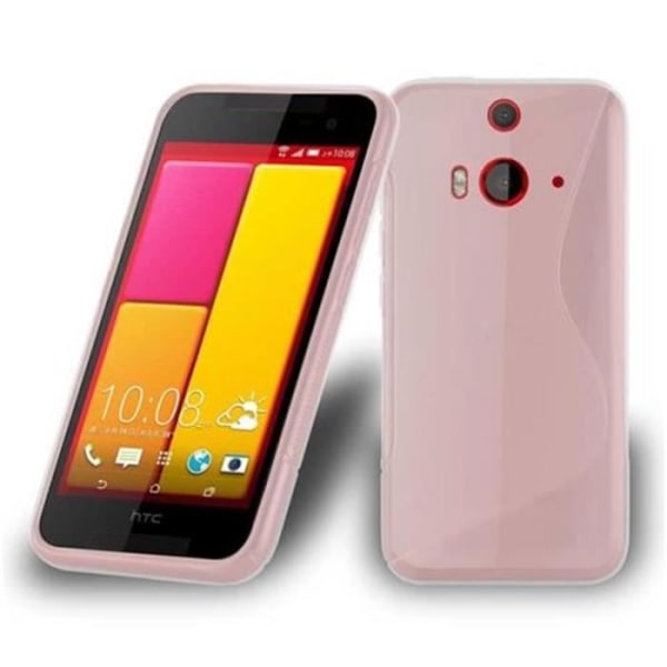 Cadorabo fodral för HTC BUTTERFLY 2 - i vitt - Mjukt TPU silikonskyddsfodral med anti-chock