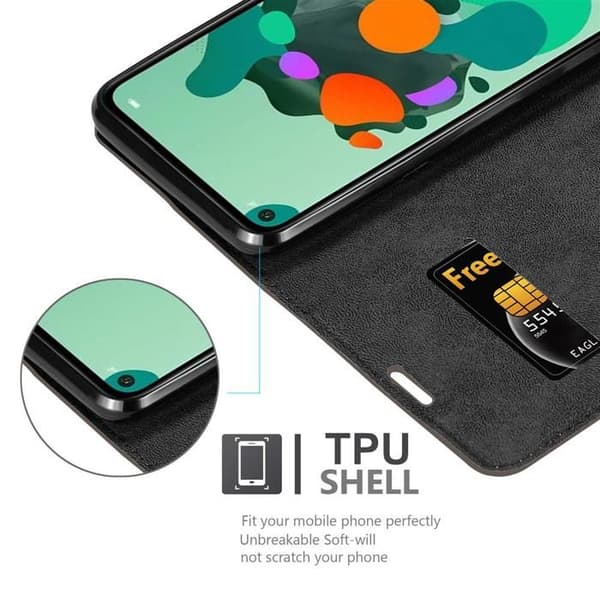 Fodral för Huawei MATE 30 LITE Skal i MÖRK BRUN brun