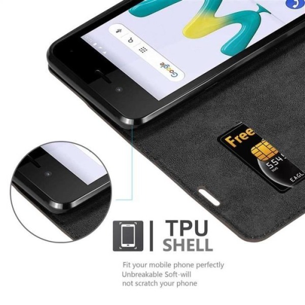 Cadorabo Fodral till WIKO SUNNY 3 MINI i KAFFEBRUNT