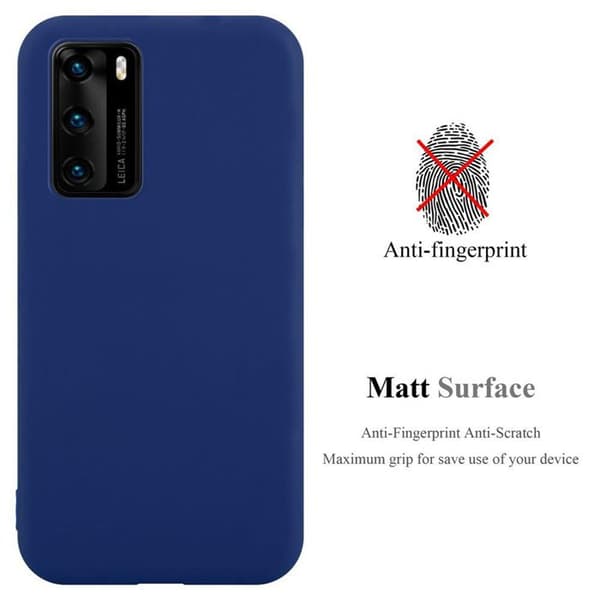 Skyddsfodral för Huawei P40 CANDY MÖRKBLEU Stötskydd Silikon Blå