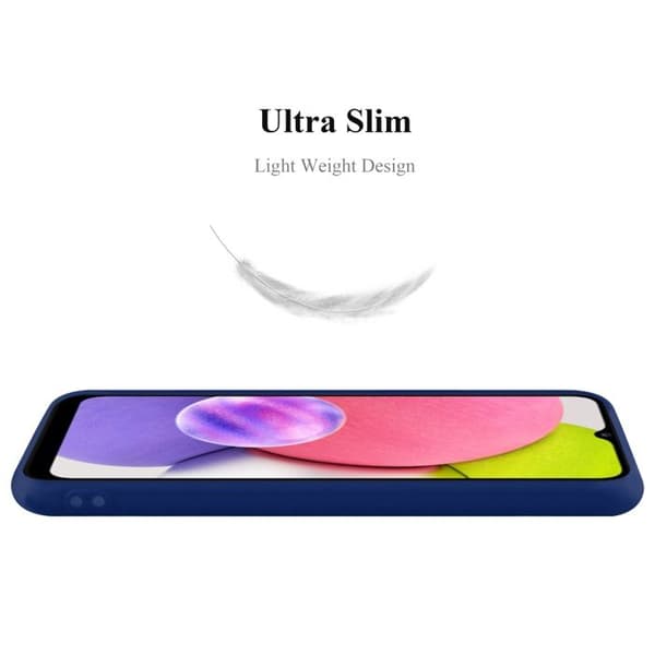 Skyddsfodral för Samsung Galaxy A03s CANDY MÖRKBLOMMA Stötskydd Silikon Blå