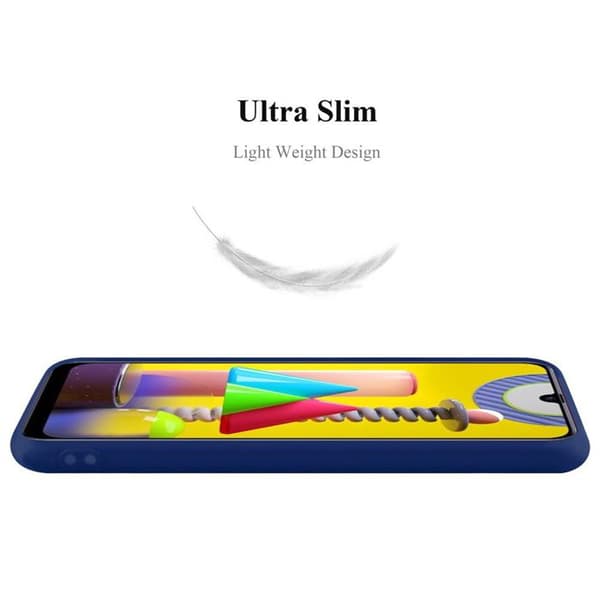 Skyddsfodral för Samsung Galaxy M31 CANDY MÖRKBLEU Stötskydd Silikon Blå