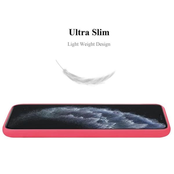 Skal för iPhone 11 PRO MAX CANDY RÖD Stötsäker Silikon Röd